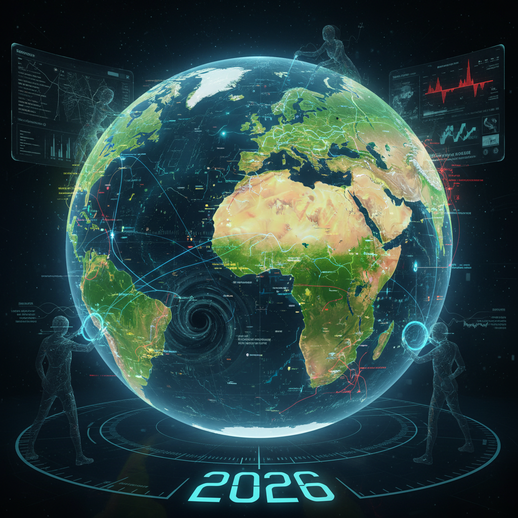 A compass rose graphic overlaid on a digital map, symbolizing geospatial data, with binary code flowing around it. The image represents the crucial need for robust security in WordPress geospatial plugins, highlighting potential risks in digital terrain mapping and spatial intelligence in 2026. Focuses on 'wordpress geospatial plugin security'.