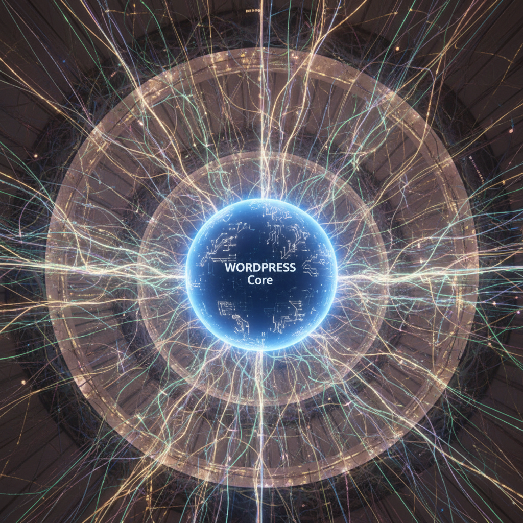 A close-up image of a person's hand interacting with a computer screen displaying WordPress backend with various accessibility plugin icons and menus. The screen reflects a diverse group of users, symbolizing inclusive design made possible by WordPress accessibility plugins in 2026. The scene conveys innovation and user-friendliness, highlighting the impact of these tools on digital inclusivity.