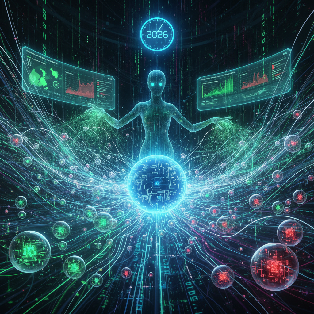 Visual representation of WordPress hyper-personalization plugins using micro-augmentations beyond user data in 2026, showing interconnected digital elements and subtle data flows creating unique user experiences.