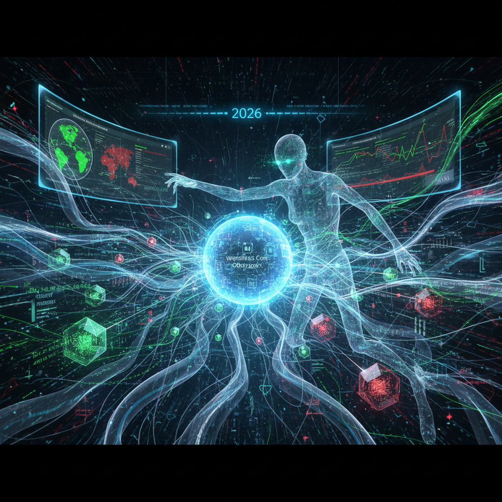 A magnifying glass hovers over a WordPress plugin icon, symbolizing the meticulous investigation involved in WordPress digital forensics and incident response in 2026. The image conveys the uncovering of hidden security issues and the silent stories told by data.