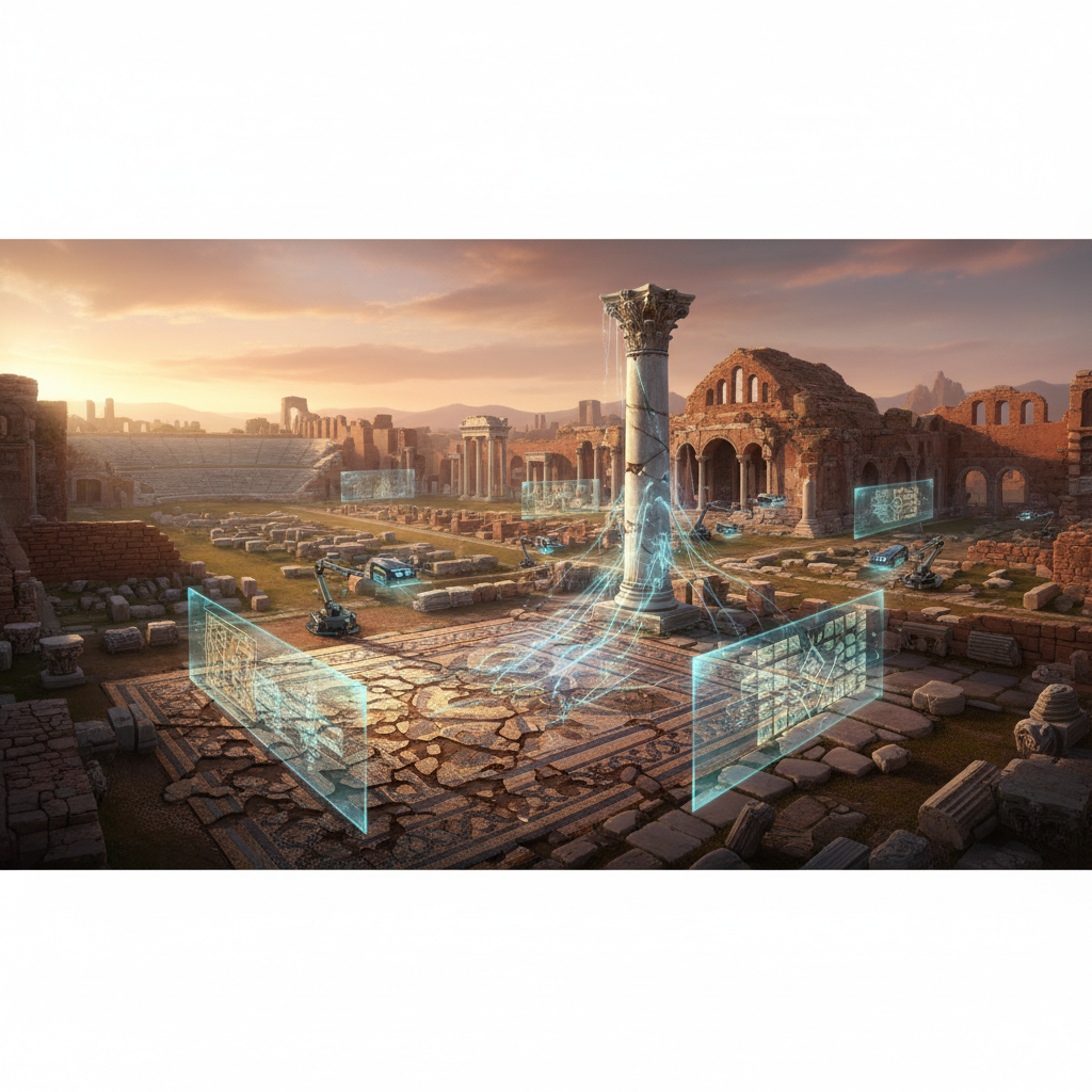 2026 Türkiye'sinde yapay zeka ile kültür miraslarının detaylı restorasyonu, geçmişten geleceğe akıllı köprüler kuran teknikler ve araçlar sergileniyor.