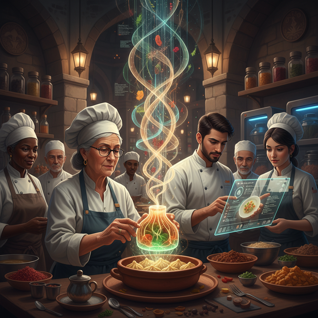 2026 Türkiye'sinde yapay zeka ile gastronomi mirası koruması sergileniyor: Geçmişten gelen lezzetler, geleceğe köprü kuran yenilikler ve insan dokunuşunun eşsiz uyumu. Odak anahtar kelime: yapay zeka gastronomi.