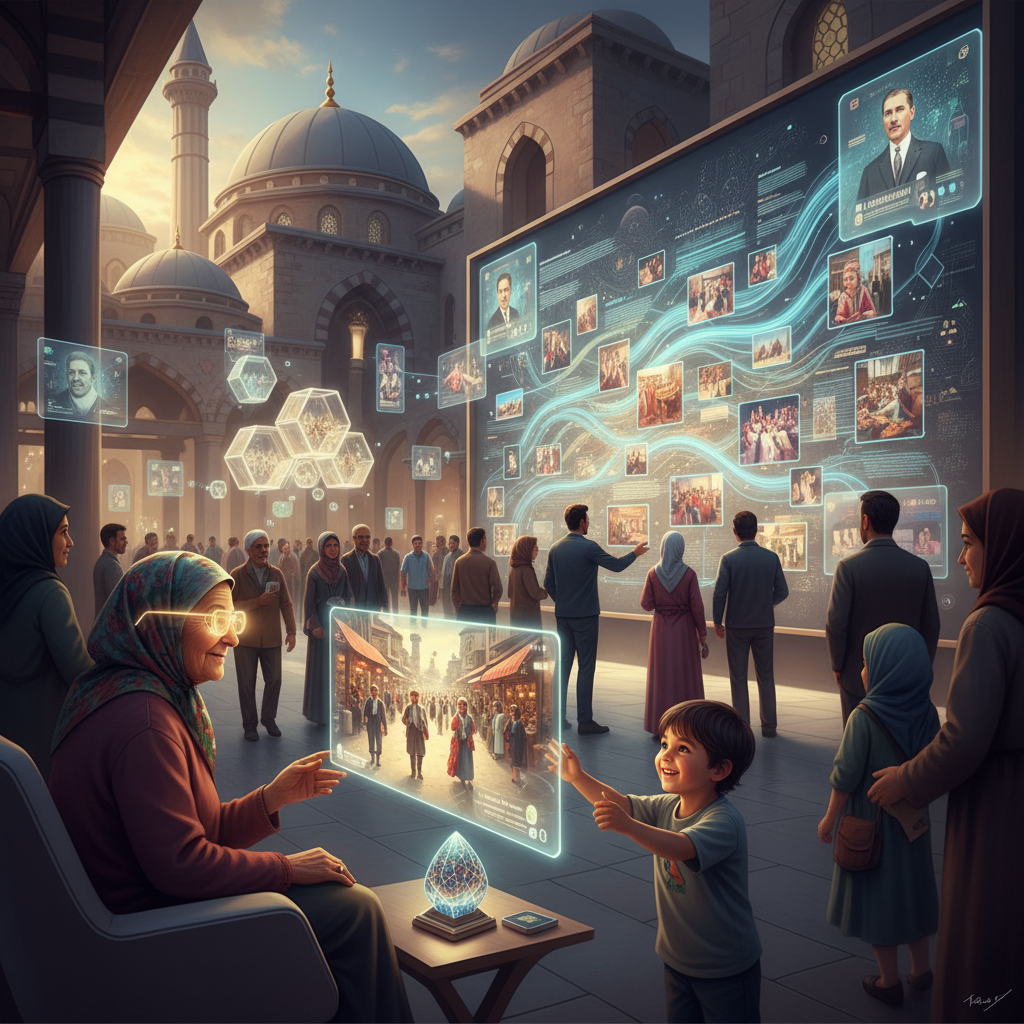 2026 Türkiye'sinde yapay zeka ile toplumsal hafıza oluşturma, geçmişi dijital anılarla canlandırıyor; kültürel mirasın korunması ve erişilebilirliği.