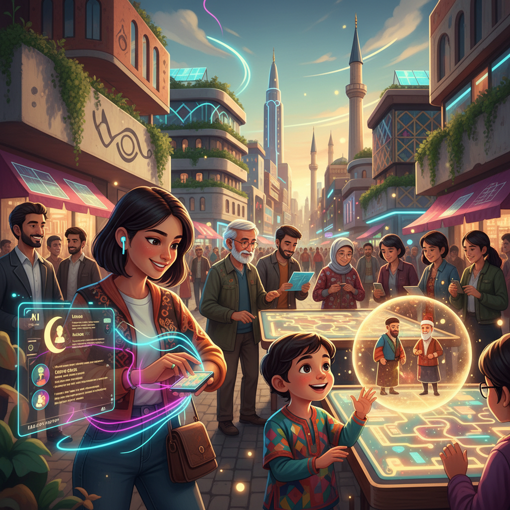 2026 Türkiye'sinde yapay zeka nesil farkediciliği. Z Kuşağı ile Alfa arasındaki dijital uçurumları yapay zeka teknolojileriyle kapatmak. Geleceğin nesillerine ışık tutan yenilikçi çözümler.