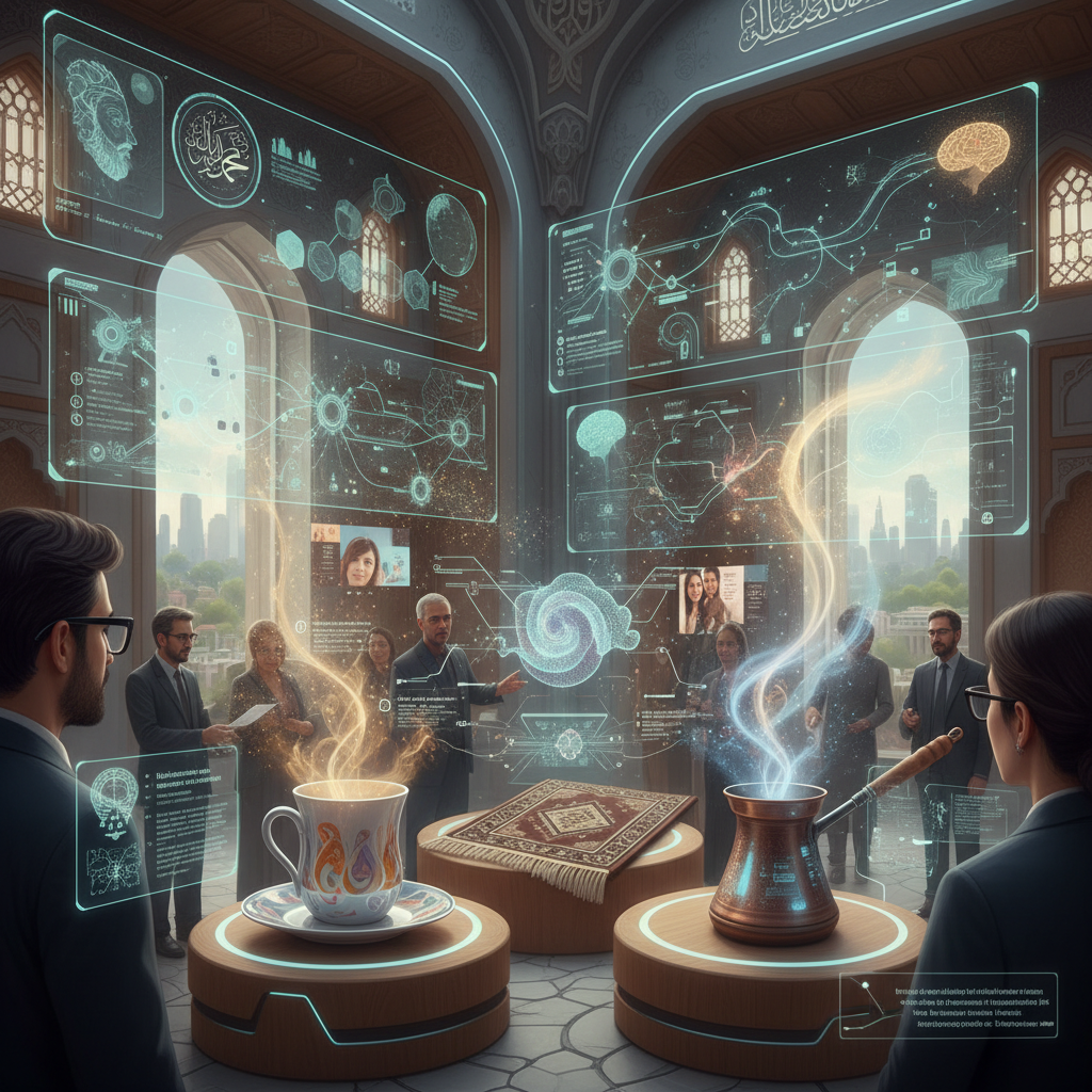 2026 Türkiye'sinde yapay zeka destekli nesnelerin bilişsel bütünlüğü: Kendi 'akıl sağlığını' yöneten akıllı ortamlar ve insan kokusu etkileşimi görseli. Yapay zeka bilişsel bütünlük kavramını açıklayan dinamik bir sahne.