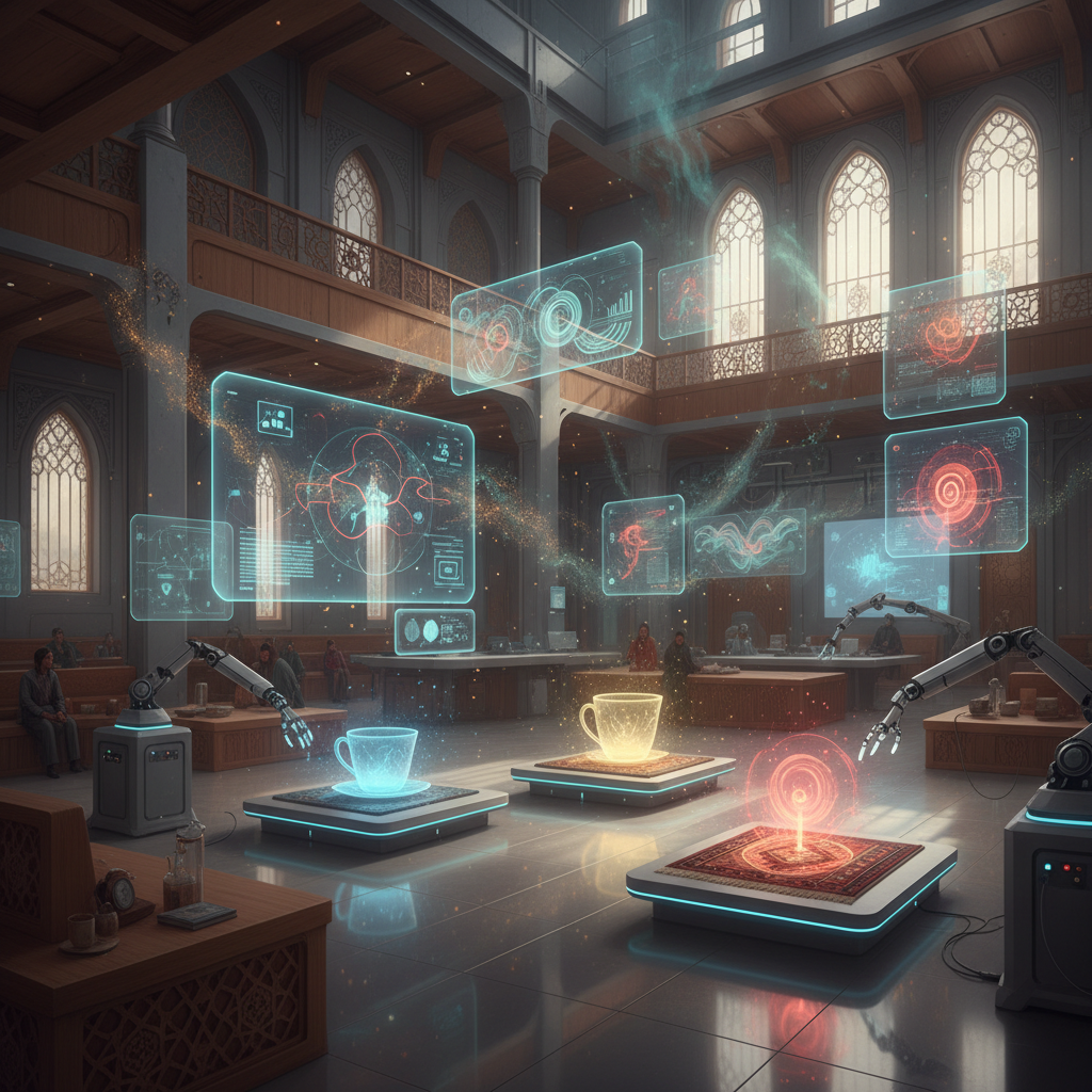 2026 Türkiye'sinde yapay zeka ile nesnelerden duygusal tepkilerin analizi, 'yapay zeka nesne ruh hali' üzerine bir görsel.