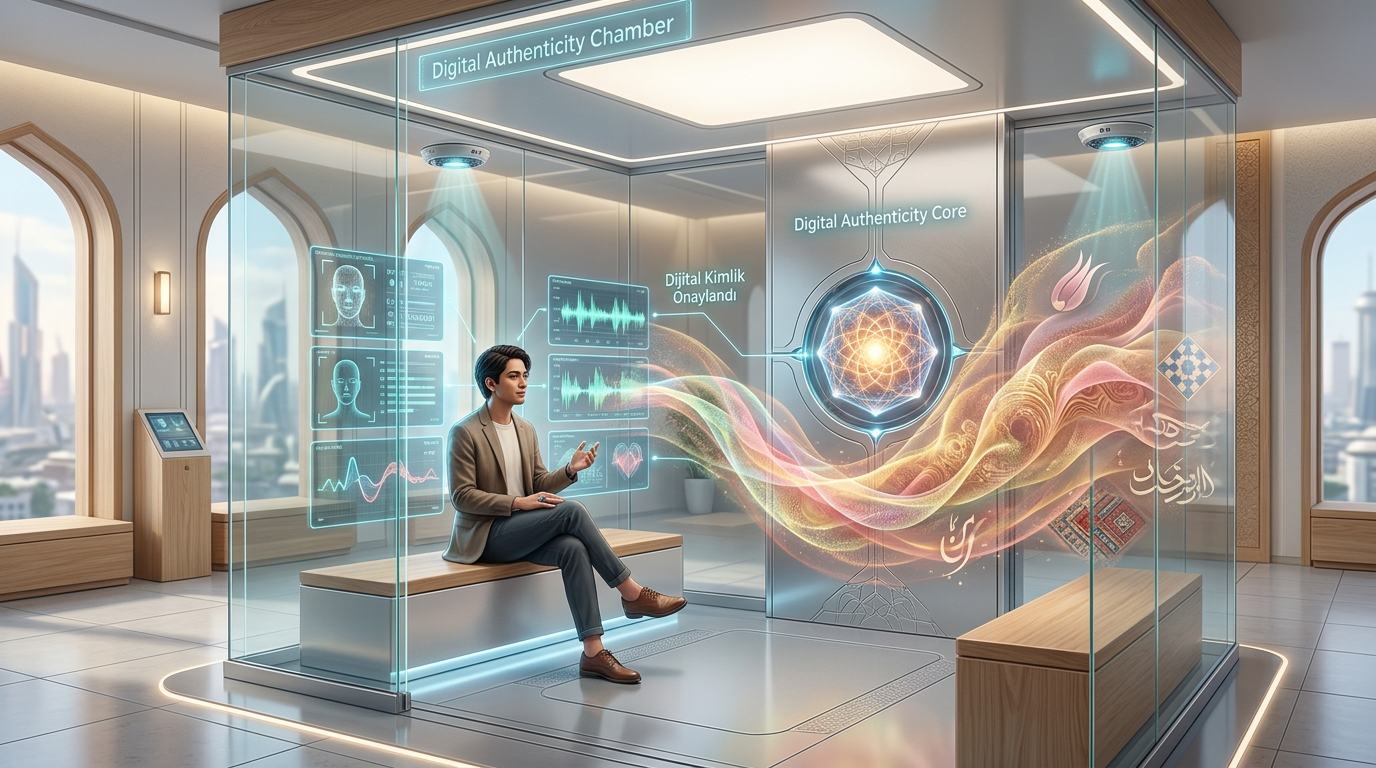 2026 Türkiye'sinde yapay zeka otantiklik süreçleri. Kimlik tespitinde insani dokunuşun dijital geleceği ve AI entegrasyonu.