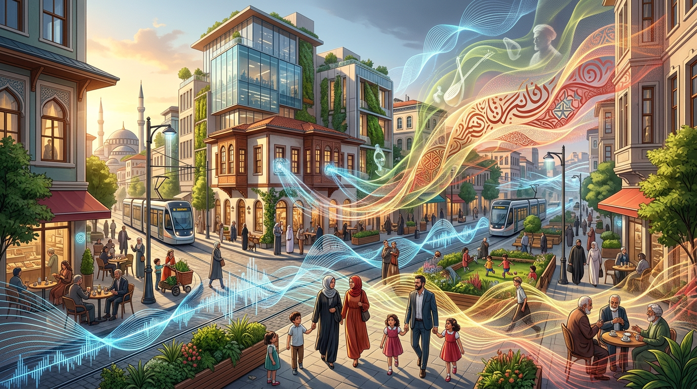 2026 Türkiye'sinde yapay zeka destekli sistem, kent sesleri analiz ederek şehirlerin benzersiz akustik DNA'sını ve 'insan kokusunu' ortaya çıkarıyor.