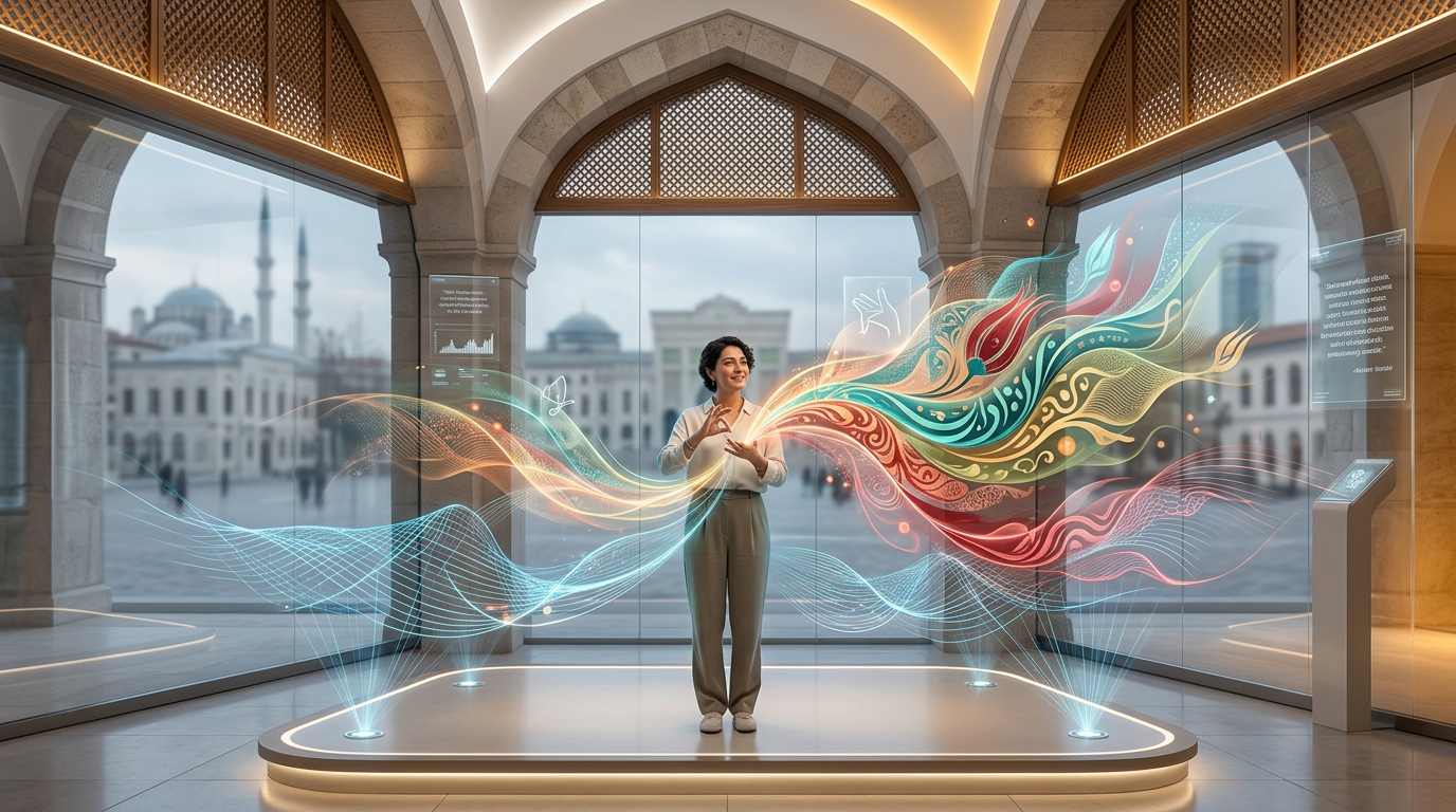 2026 Türkiye'sinde yapay zeka, Türk İşaret Dili ve vücut dilindeki 'insan kokusunu' çözüyor. Algoritmalar sessiz anlatıları anlamlandırıyor.