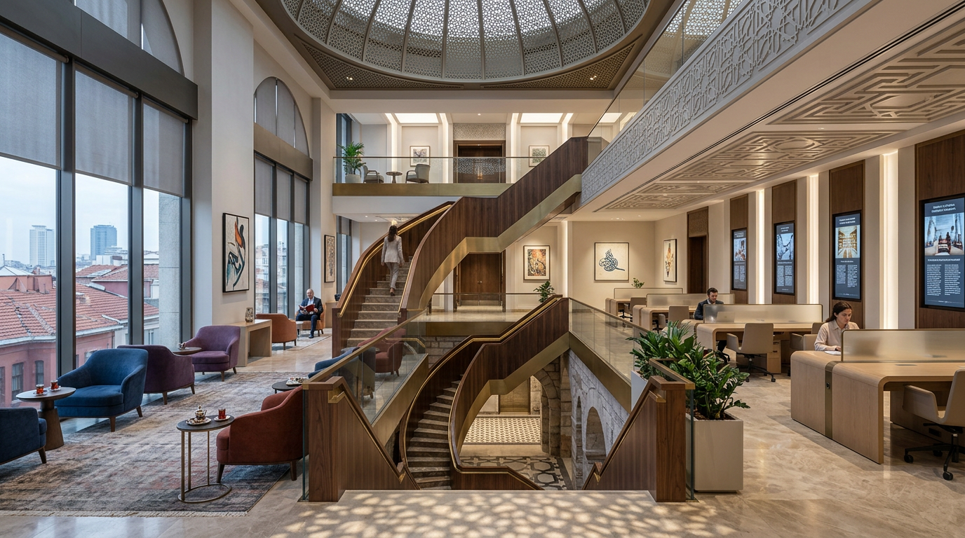 Hoteles arquitectónicos de Estambul en 2026, donde cada diseño narra una historia única de la ciudad, fusionando tradición y modernidad magistralmente.