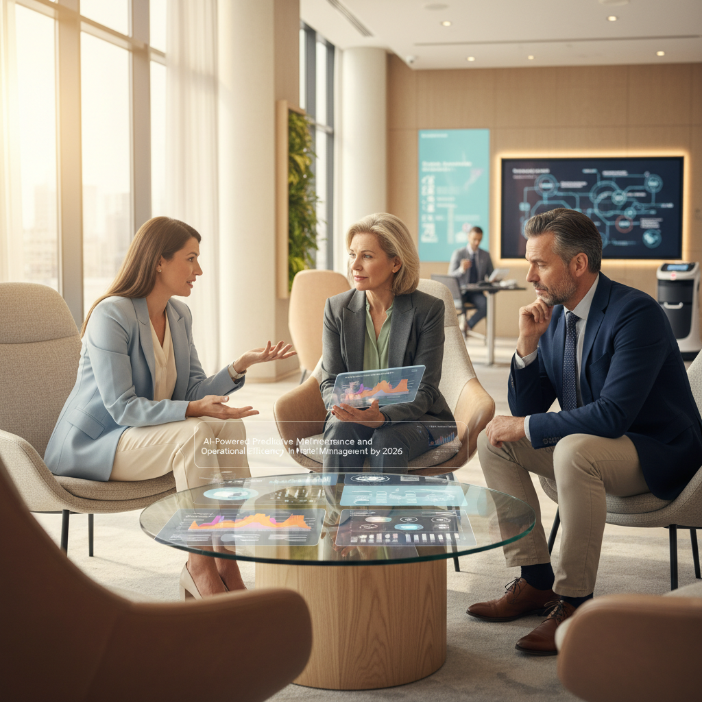 2026'da yapay zeka destekli tahminsel bakımın otel operasyonel verimliliğini artırması 'Lobby Sohbetleri' etkinliğinde teknik ve operasyon yöneticileri tarafından değerlendiriliyor.