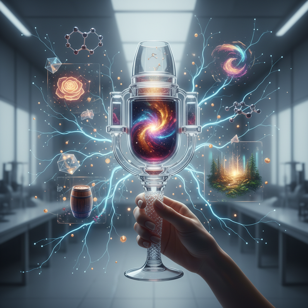 A sommelier expertly swirling and nosing a glass of red wine, demonstrating the crucial role of olfactory memory in wine tasting, a key skill for sommeliers in 2026. This image highlights the complex interplay of aroma and recall beyond basic taste buds.