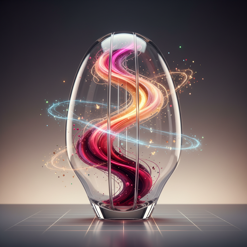 Close-up of a wine glass shimmering with a ruby-red pour, reflecting the soft light, illustrating the beauty of a 'vinous micro-moment' and intentional short-term aging in 2026.