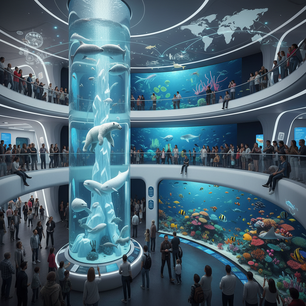 2026 Florya Akvaryum'da dünya kıtalarının deniz yaşamını sergileyen, küresel sualtı mirasını öne çıkaran renkli ve bilgilendirici bir görünüm. Florya Akvaryum kıtalar temalı bu sergi, ziyaretçilere eşsiz bir deneyim sunuyor.