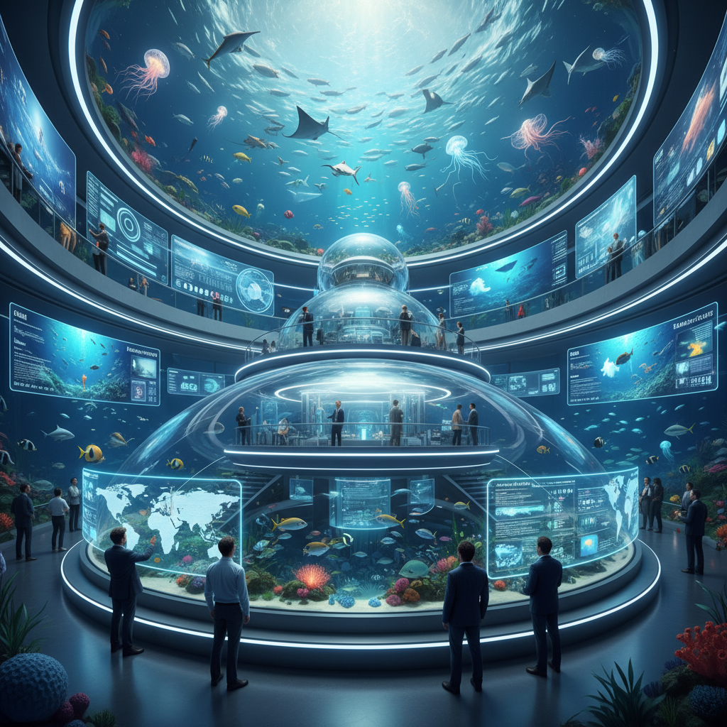 2026 Florya Akvaryum'da deniz altı yaşamının büyüleyici görüntüsü, akvaryumun küresel su altı gözlemevleri ağıyla bağlantısını yansıtan modern teknolojilerle destekleniyor. Ziyaretçiler için sürükleyici ve eğitimsel bir deneyim sunuluyor.