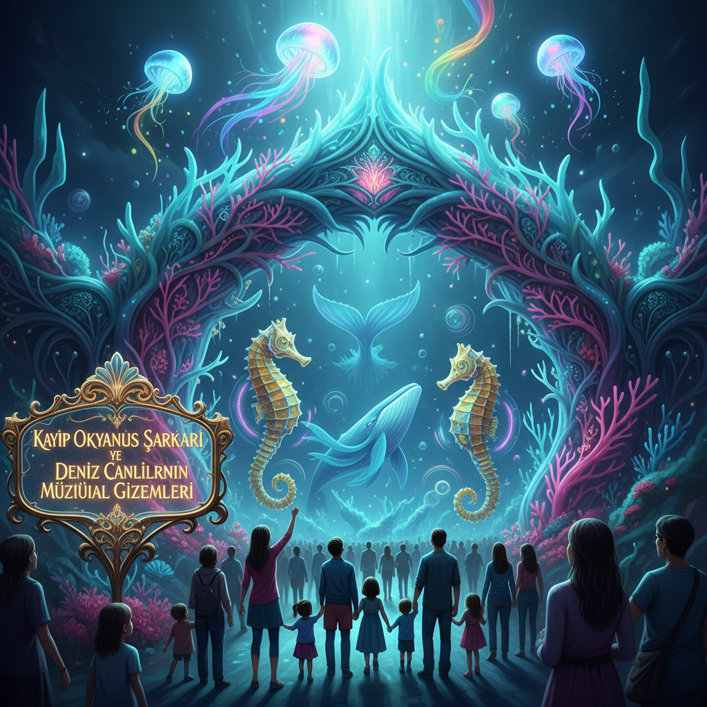 2026 Florya Akvaryum'da deniz canlılarının Kayıp Okyanus Şarkıları adlı müzikal gizemlerini keşfeden bir çocuk. Odak noktamız Florya Akvaryum müzik etkinlikleridir.