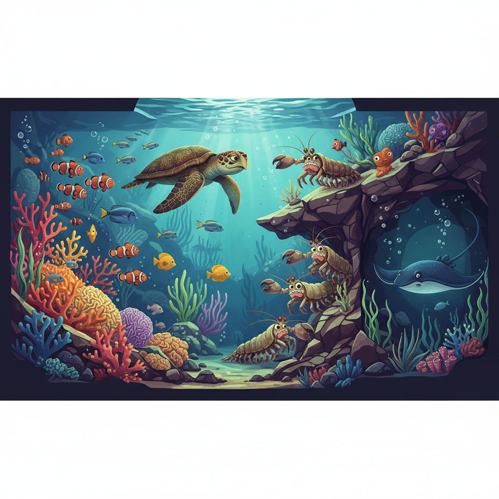 2026 Florya Akvaryum sergisinde, balıkların, memelilerin ve mercanların farklı karakteristik mizaçları ile sosyal yaşamları sergileniyor. Deniz canlılarının davranışları ve etkileşimleri yakından gözlemlenebiliyor. Florya Akvaryum deniz canlısı mizaçları.