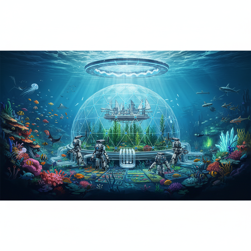 2026 Florya Akvaryum'da deniz altının büyüsü keşfedilirken, küresel denizlerin geleceği ve iklim direncine yönelik sanatsal vizyonlar sergileniyor. Florya Akvaryum iklim direnci vurgulanıyor.