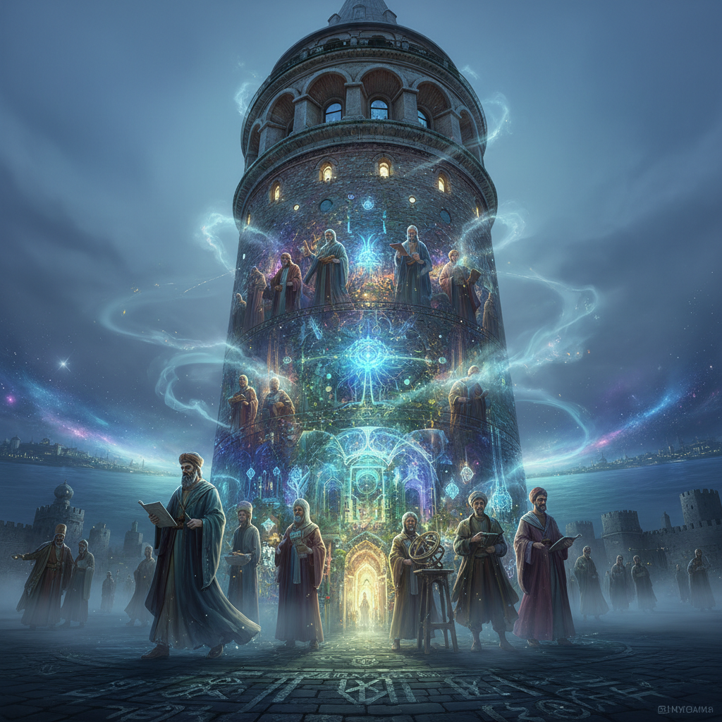 2026 yılı güncel fotoğrafında Galata Kulesi’nin tepeden çekilmiş genel görünümü, mimari palimpsest özelliğini ve katman katman dönüşümünü gösteriyor. Restorasyon detayları ve tarihi dokusu modern şehir silüetiyle birleşiyor. Galata Kulesi mimari dönüşüm süreci net bir şekilde algılanmakta.