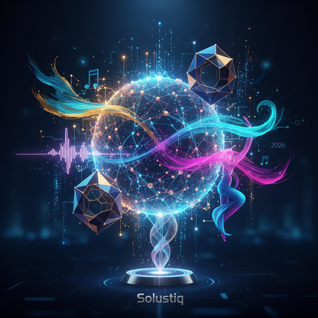 2026'da yaratıcı yapay zeka ile sanat ve teknolojiyi birleştiren Solustiq, veri odaklı AI'ın yaratıcı endüstrilere entegrasyonunu gösteriyor.
