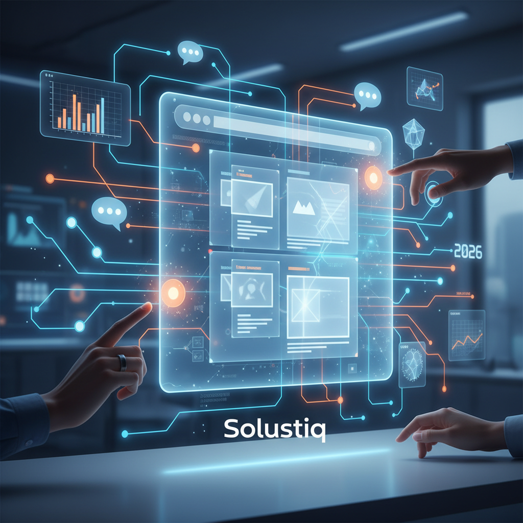 2026'da yapay zeka destekli anında geri bildirim sistemleriyle web tasarım devrimi: Solustiq'in yenilikçi ve kullanıcı merkezli çözümlerini keşfedin. Yapay zeka web tasarımında lideriz.