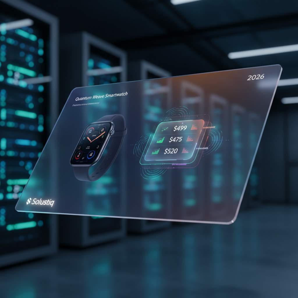 2026'da yapay zeka destekli Solustiq'in web sitelerinde gömülü hiper-dinamik fiyatlandırma ve talep tahmini çözümleri, piyasa liderliği için yenilikçi yaklaşımlar sergiliyor.