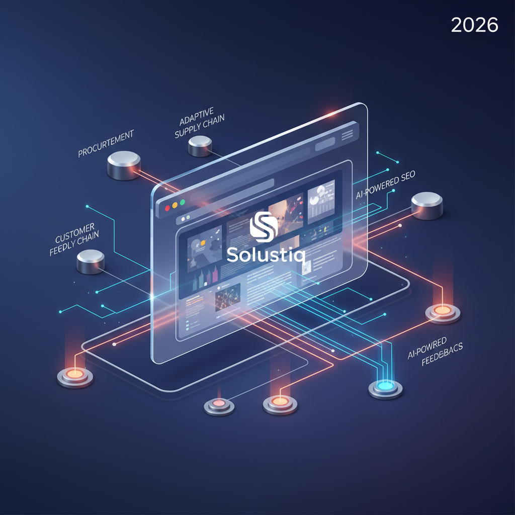 2026'da Solustiq'in yapay zeka destekli web sitelerinde adaptif tedarik zinciri entegrasyonu ve kesintisiz iş akışı çözümleri, geleceğin dijital dönüşümünü gösteriyor.