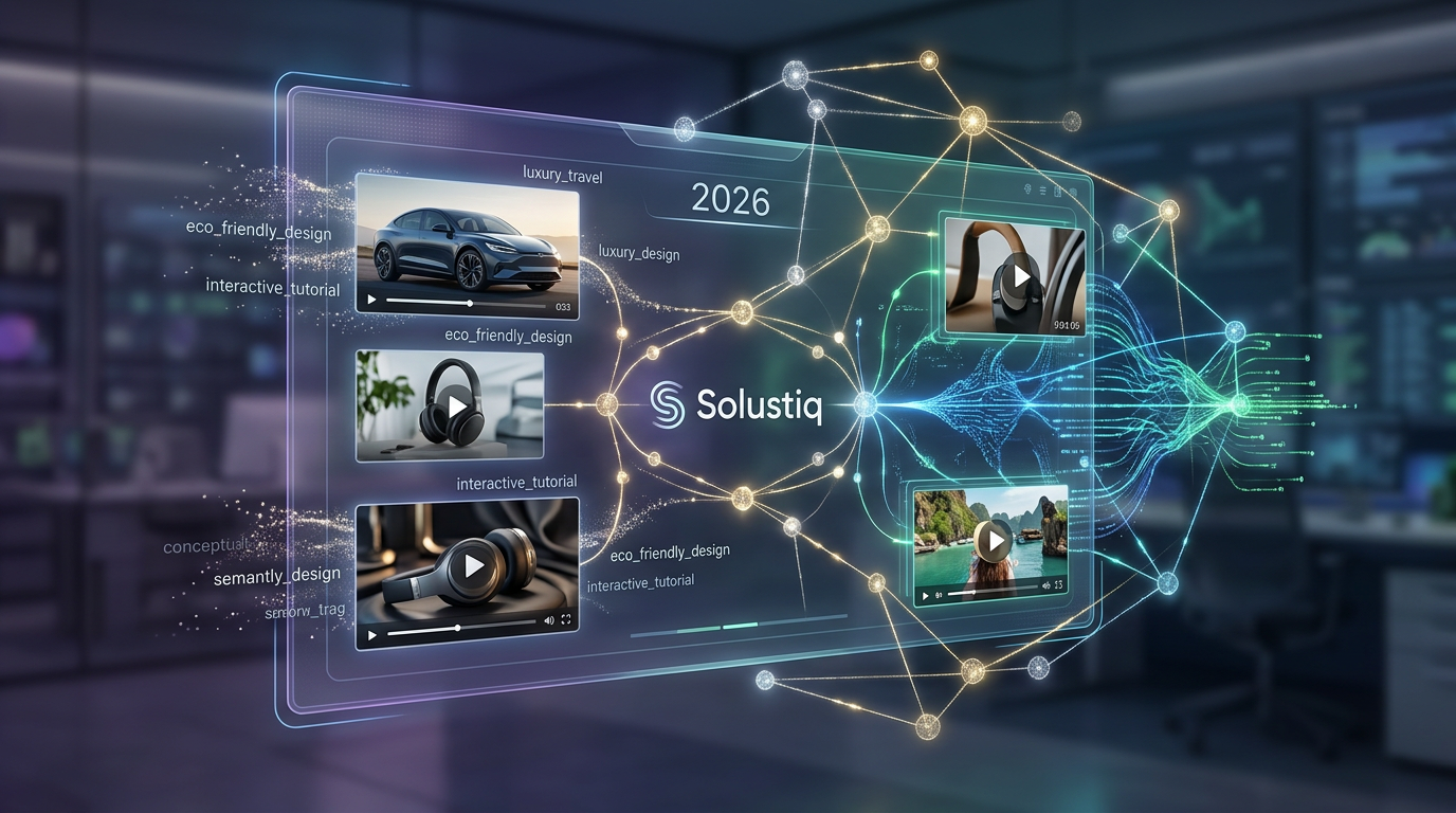 Solustiq'in 2026 için YZ destekli görsel SEO stratejisi: Yapay zeka ile görsel ve video içerik optimizasyonunda anlamsal derinlik.