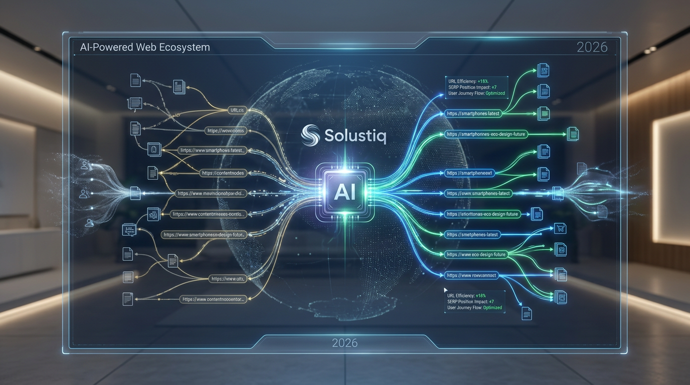 2026'da Solustiq'in YZ ile güçlendirilmiş web siteleri için adaptif URL yapısı optimizasyonu ve ileri düzey dinamik SEO yaklaşımları.